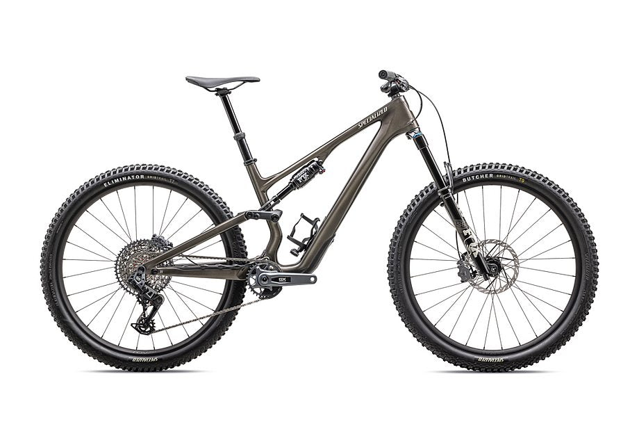 2025 Specialized Stumpjumper 15 expert bike gloss gunmetal / white mountains s4