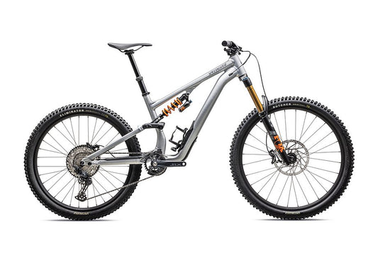 2026 Specialized Stumpjumper 15 Fox Coil Alloy Bike Satin Brushed Aluminum / Cast Blue S6
