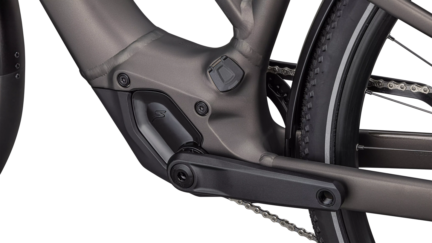 2026 Specialized Vado Sl 4.0 Step Through Eq 2 Bike Satin Gun Metal / Agave Grey Frost Reflective M