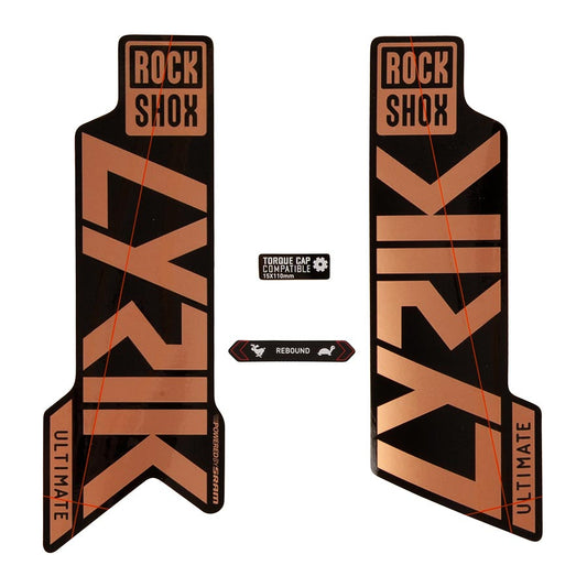 Rockshox Fork Decal Kit - Lyrik Ultimate 27.5