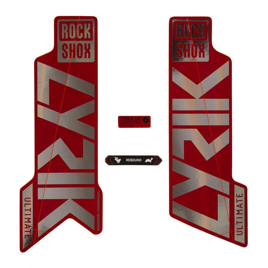 Rockshox Fork Decal Kit - Lyrik Ultimate 27.5