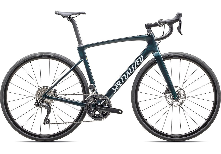 2025 Specialized roubaix comp bike gloss lagoon tint over carbon