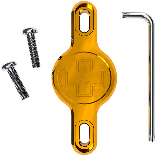 Muc-Off Secure Tag Holder - Gold 3.0