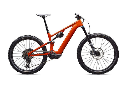 2026 Specialized Levo Comp Carbon G4 Bike Gloss Orange Tint Over Silver Dust / Dark Navy S5