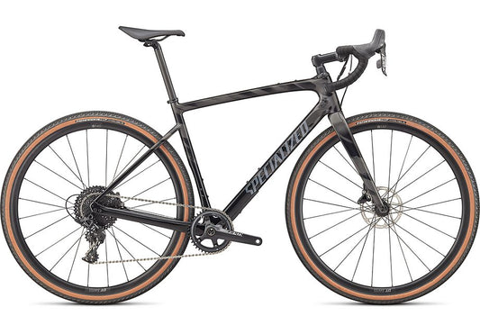 2022 Specialized diverge sport carbon bike gloss smoke/black/transparent/chrome/wild 54