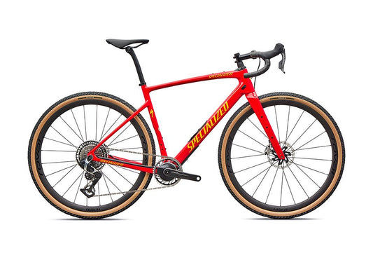 2026 Specialized Diverge Pro Ltd Bike Gloss Vivid Red Yellow Ltd 56