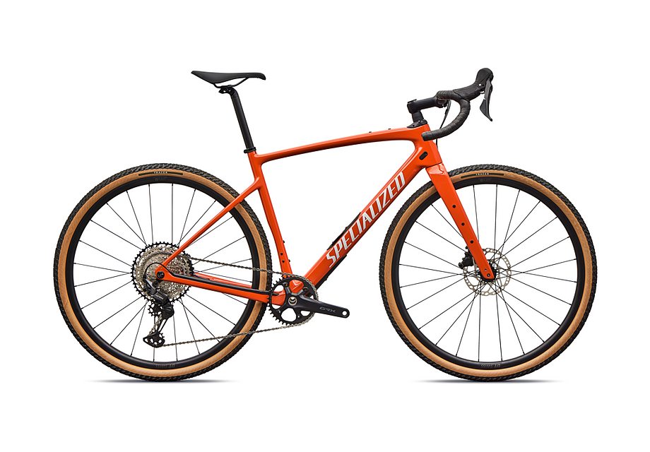 2026 Specialized Diverge Sport Bike Deep Orange/Dune White 56