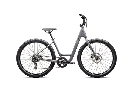 2025 Specialized roll 2.0 low entry bike gloss cool grey / satin smoke reflective l