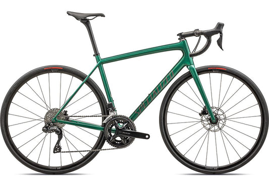 2024 Specialized Aethos Comp Bike Gloss Metallic Pine Green Smoke 61