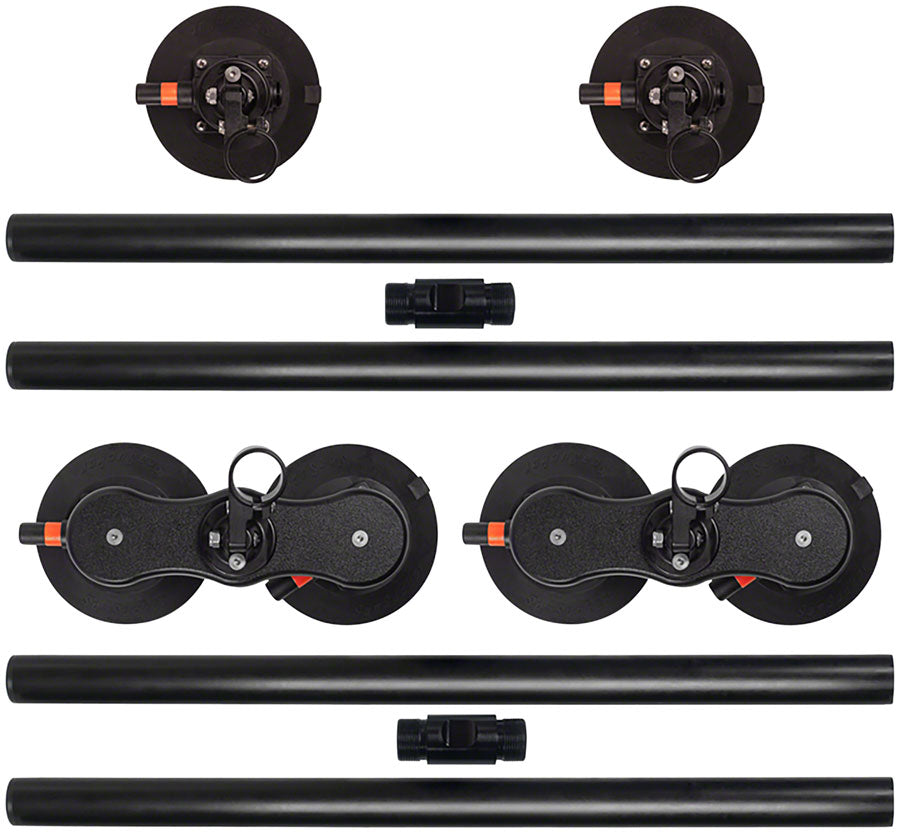 SeaSucker Monkey Bars Roof Rack - Pair 48" Black