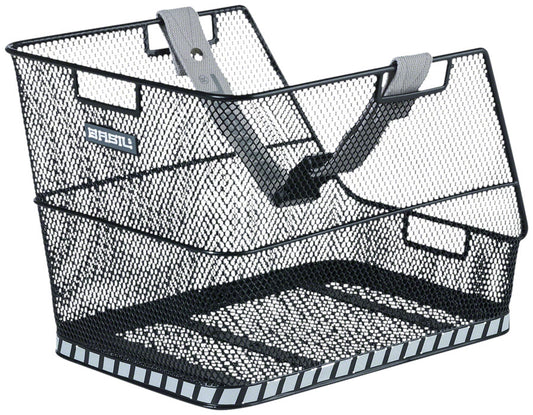 Basil Class Rear Basket - Black