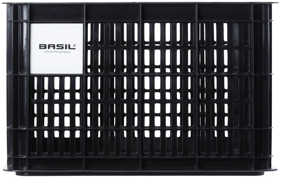 Basil Bicycle Crate M 29.5L Recycled Synthetic Black