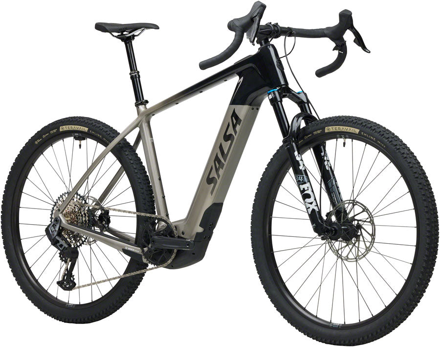 Salsa Tributary C Rival GX AXS Transmission SUS Ebike - 29" Carbon Charcoal/BLK X-Small