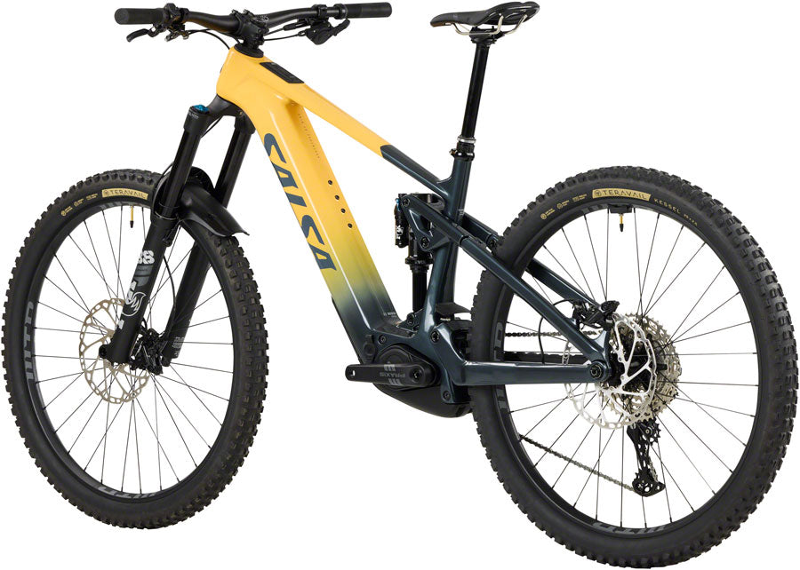 Salsa Notch C Deore 12 Ebike - 29" Carbon Slate / Apricot Small