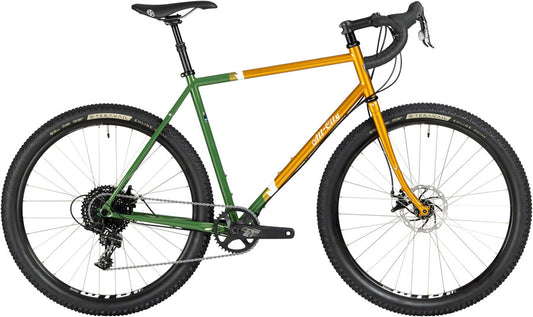 All-City Gorilla Monsoon Bike - 650b Steel APEX Tangerine Evergreen 43cm