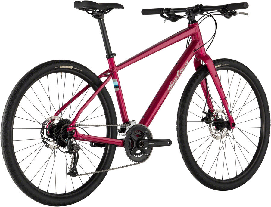 Salsa Journeyer Flat Bar Altus 650 Bike - 650b Aluminum Ruby Red LG