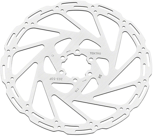 Tektro TR203-53 Disc Rotor - 203mm 6-Bolt 1.8mm Thickness For 4-Piston Calipers
