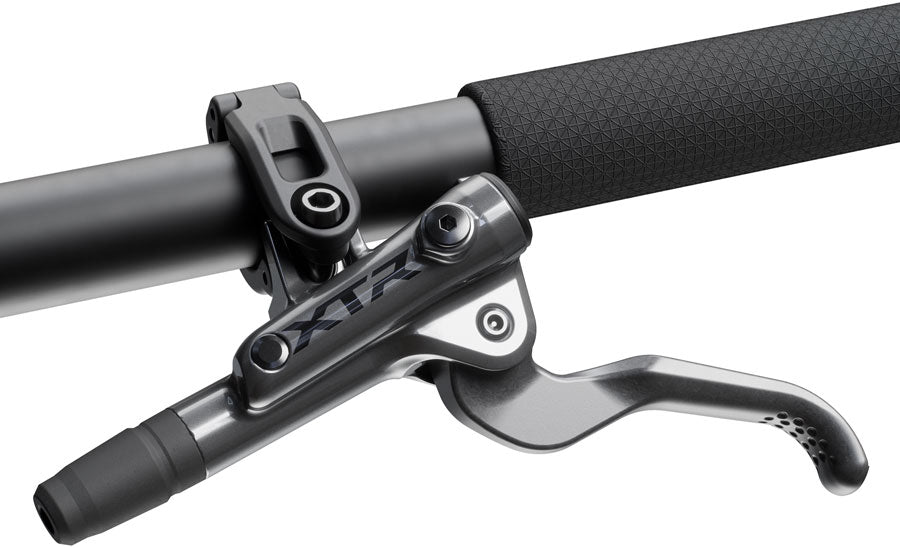 Shimano XTR M9200 XC Disc Brake Lever - Left/Front Post Mount 2-Piston Caliper SM-BH90-SS Hose Metal Pads Gray