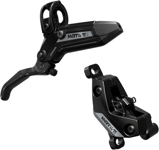 SRAM Motive Silver Disc Brake Lever - Front 950mm Hose Post Mount 4-Piston Aluminum Lever BLK A1