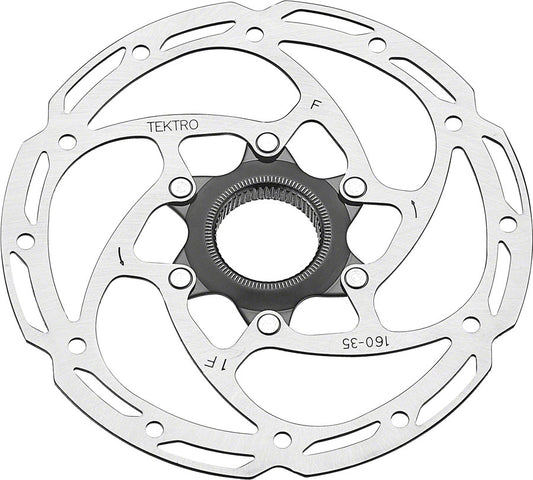 Tektro TR160-35 Disc Brake Rotor - 160mm Center-Lock 1.8mm Thickness