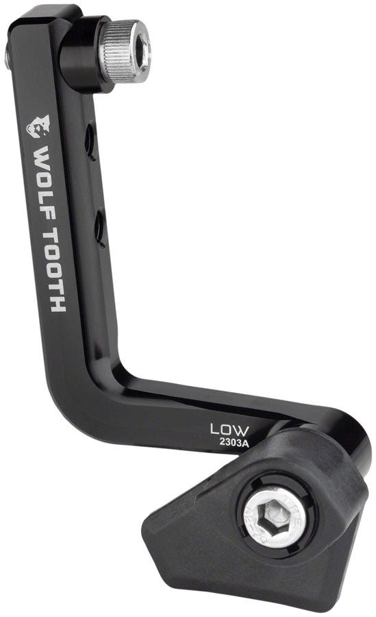 Wolf Tooth LoneWolf Aero Chainguide - 32t-50t Braze-On Low-Sweep For 1x Drivetrains Only BLK
