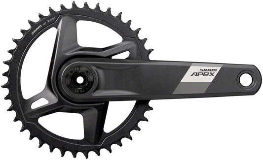 SRAM Apex 1 Wide Crankset - 175mm 12-Speed 40t Direct Mount DUB Spindle Interface BLK D1