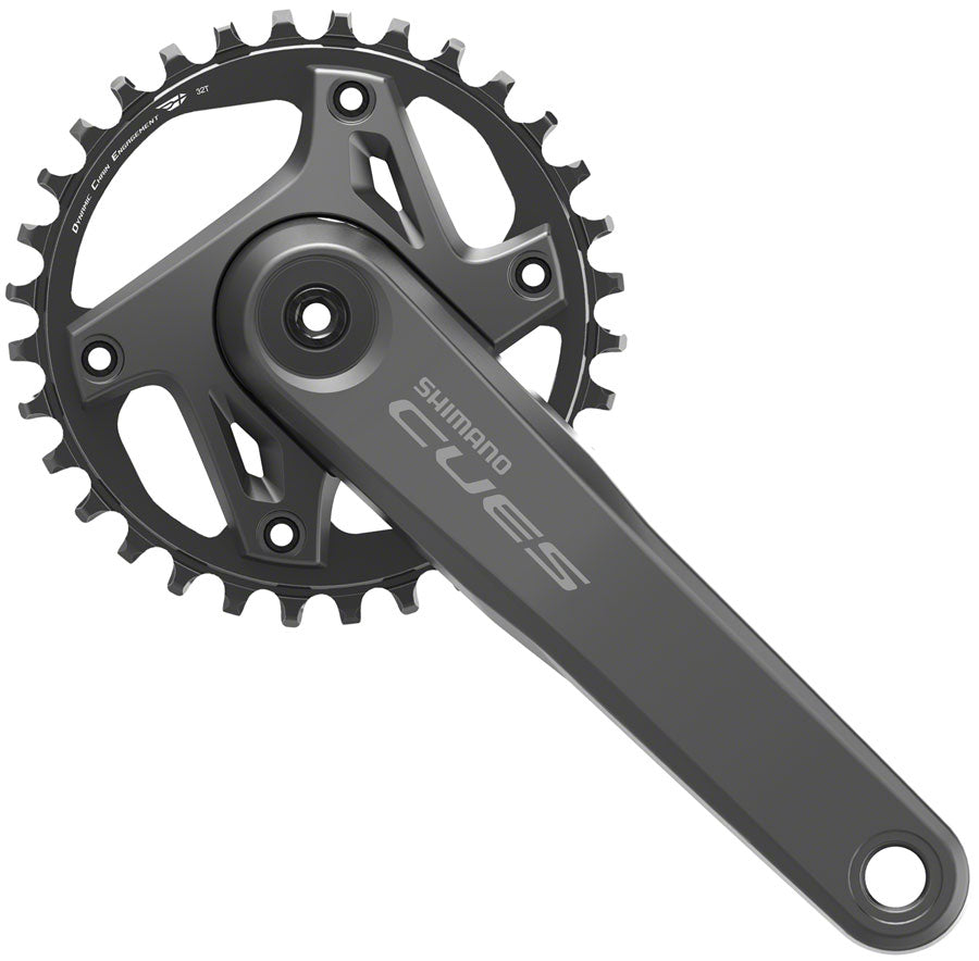 Shimano CUES FC-U6000-1 Crankset - 165mm 9/10/11-Speed 32t Asymmetric 110 BCD BLK
