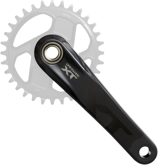 Shimano Deore XT FC-M8200 Crankset - 165mm 1x Direct Mount Hollowtech II Hollow-Forged Crankarms BLK