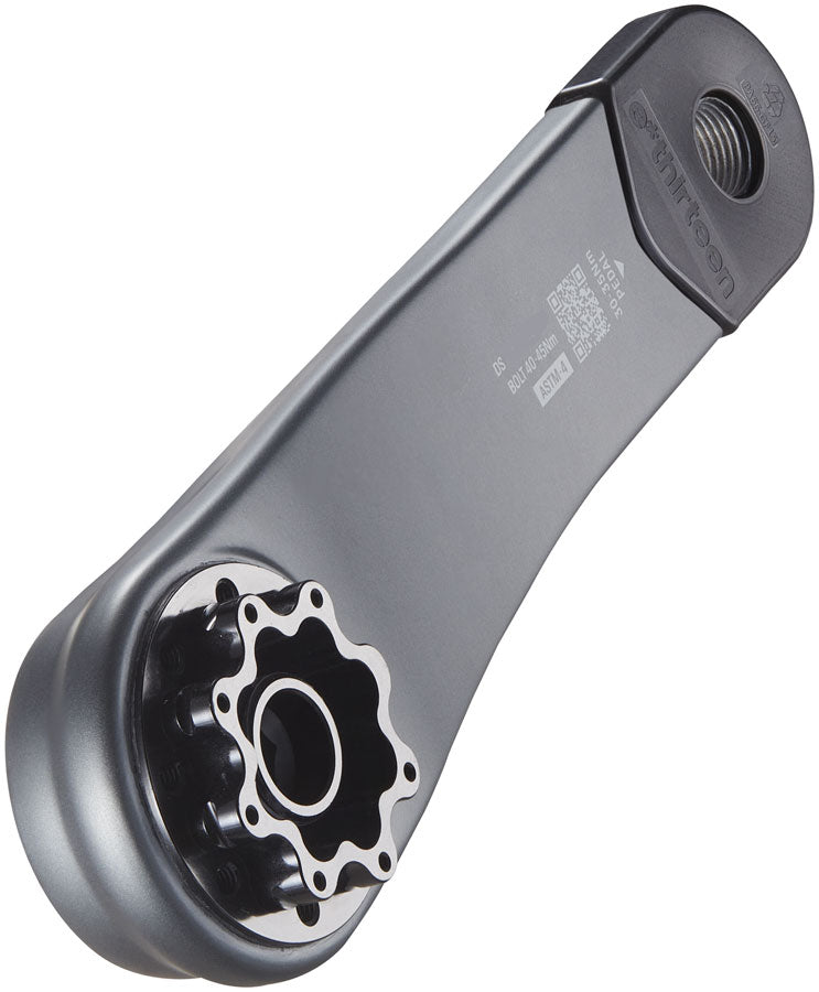 e*thirteen Helix Race Carbon Crankset - 165mm 73mm 30mm Spindle 8-bolt Chainring Interface