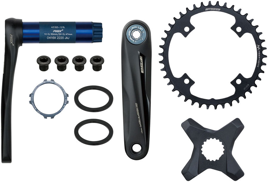 FSA Gossamer Pro AGX+ Modular Crankset 44T 165mm N11