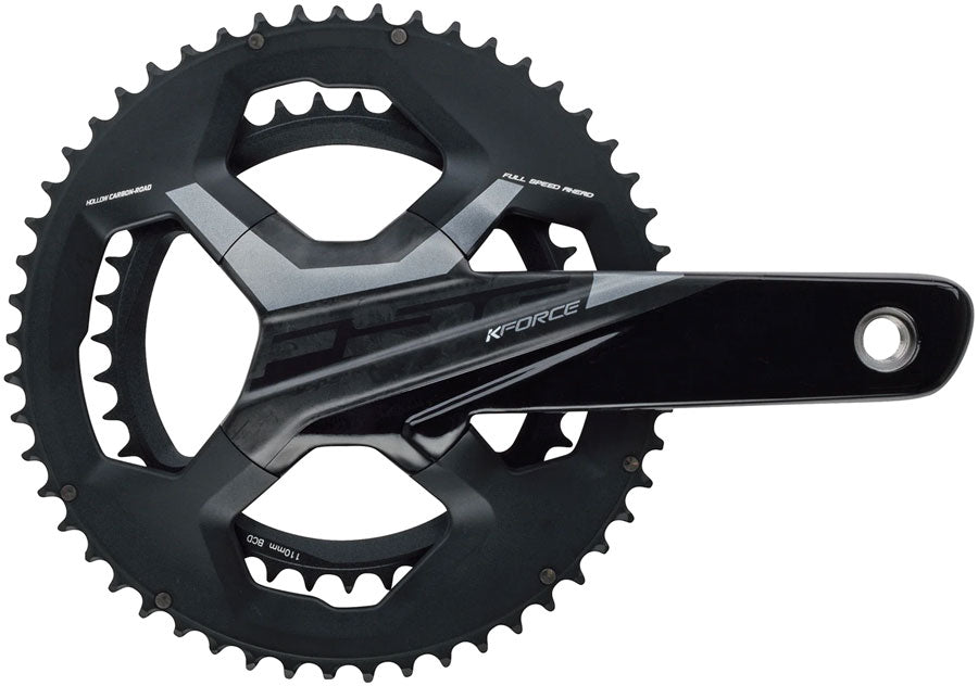 FSA K-Force Crankset 2x 52/36T Chainrings 172.5mm Arm Length 110BCD 386EVO Spindle – BLK