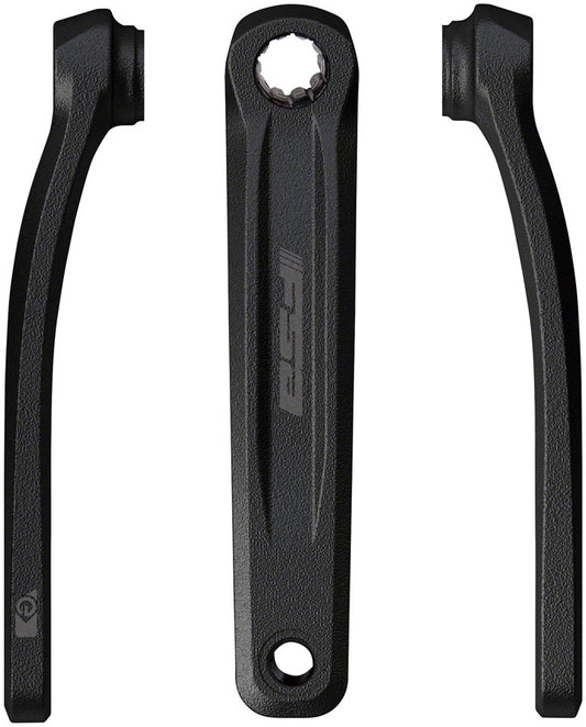Full Speed Ahead CK-320 Ebike Crank Arm Set - ISIS 170mm without bolts Black