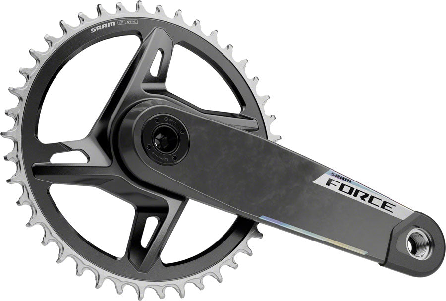 SRAM Force 1x XPLR Wide Crankset - 165mm 12/13-Speed 42t 8-Bolt Direct Mount DUB Spindle Carbon E1