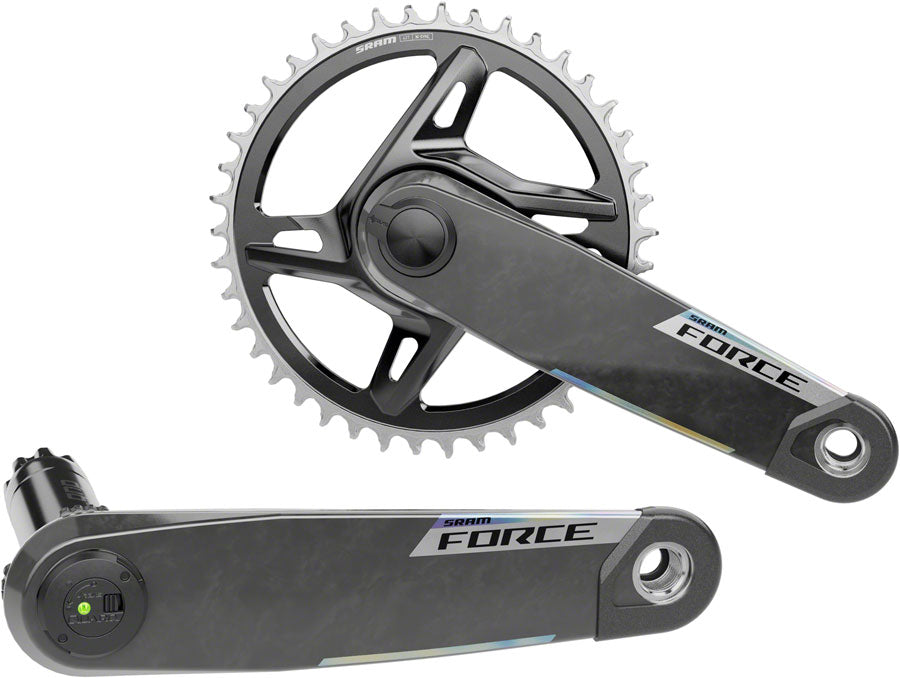 SRAM Force 1x XPLR AXS Power Meter Wide Crankset - 175mm 12/13-Speed 42t 8-Bolt Direct Mount DUB PM Spindle Carbon E1