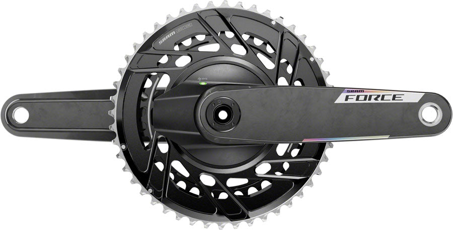 SRAM Force AXS Power Meter Crankset - 160mm 12-Speed 48/35t Thread Mount 8-Bolt PM Spider DUB Spindle Carbon E1