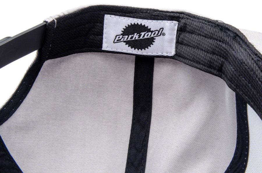 Park Tool HAT-10L Snapback Hat - Light Gray Standard