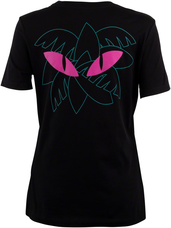 All-City Night Claw Women's T-Shirt - Black Blue/ Green Magenta Small