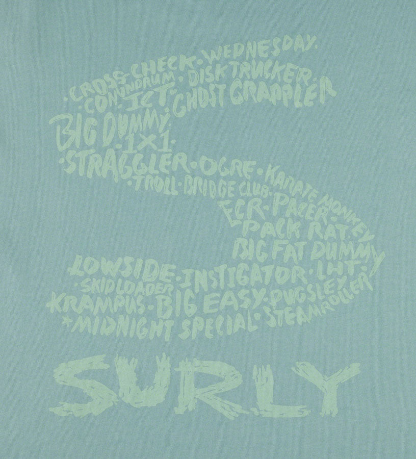 Surly Steel Consortium Women's T-Shirt - Dusty Blue X-Large