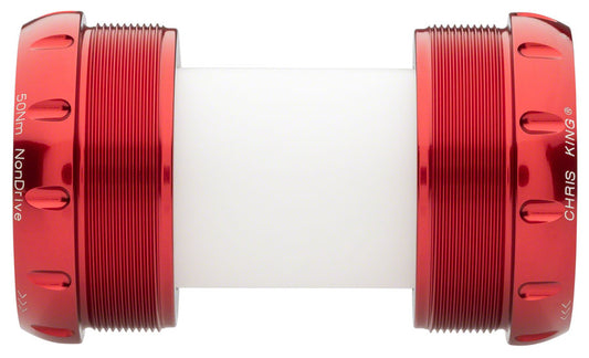 Chris King ThreadFit T47 30x Bottom Bracket with Fit Kit 1 - T47 For DUB Red