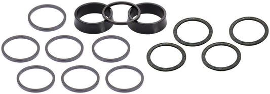 RaceFace Crankset Spacer Kit CINCH 30mm Spindle Systems - Aluminum BLK