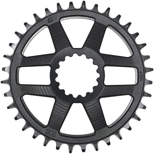e*thirteen Helix Race GR Direct Mount Chainring - 36t For use Helix Race GR Crank Silver