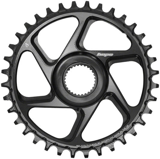 Hope Spiderless Chainring - 36T R22 Ebike Bosch Black