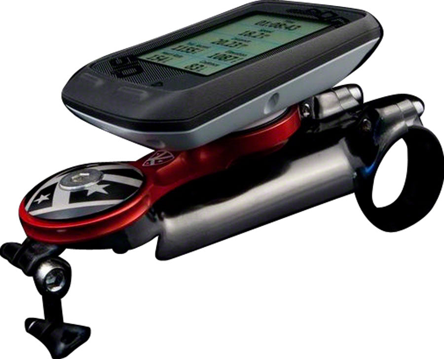 K-EDGE Fixed Stem Mount for Garmin Quarter Turn Type Computers Black