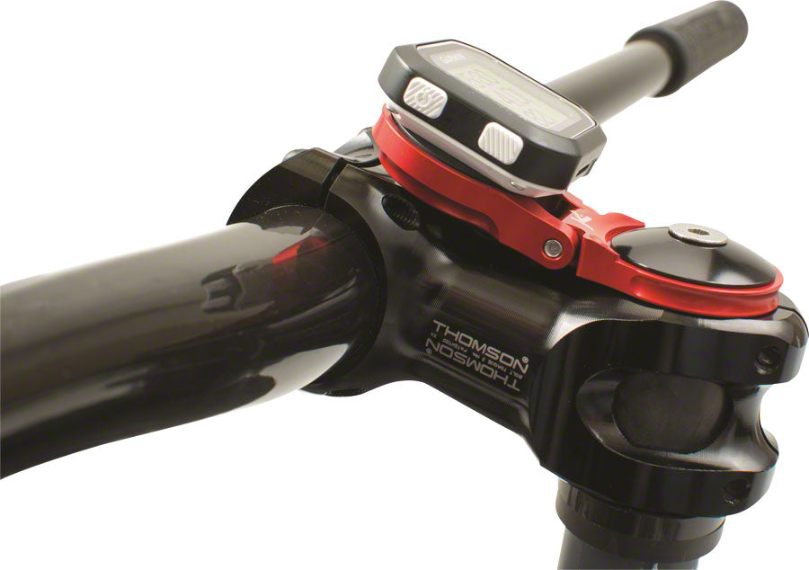 K-EDGE Adjustable Stem Mount for Garmin Quarter Turn Type Computers Gunmetal
