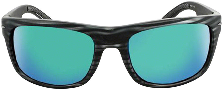 ONE Timberline Polarized Sunglasses Matte Driftwood Gray Polarized Smoke Green Mirror Lens