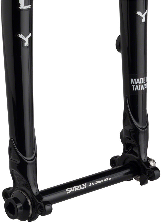 Surly Midnight Special Fork - 650b/700c 12x100mm Thru-Axle 1-1/8" Straight Steerer Steel 40mm Offset BLK