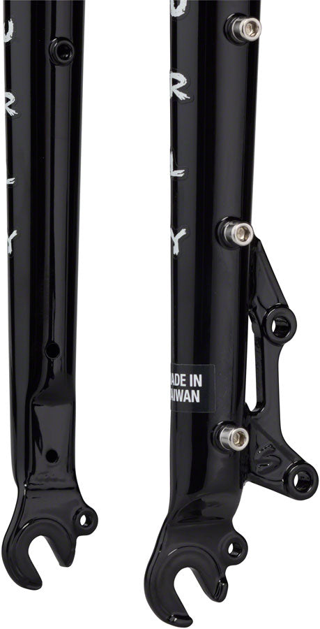 Surly Cocktail Fork - 27.5" QRx100mm 1-1/8" Straight Steerer 420mm Axle To Crown Steel BLK