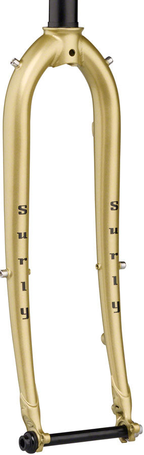 Surly Midnight Special Fork - 650b/700c 12x100mm Thru-Axle 1-1/8" Straight Steerer Steel 50mm Offset Fool's Gold