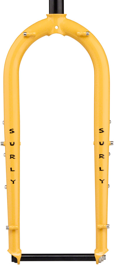 Surly Ice Cream Truck Fork - 26" 15x150mm Thru-Axle 1-1/8" Straight Steerer Steel Warm Cheese