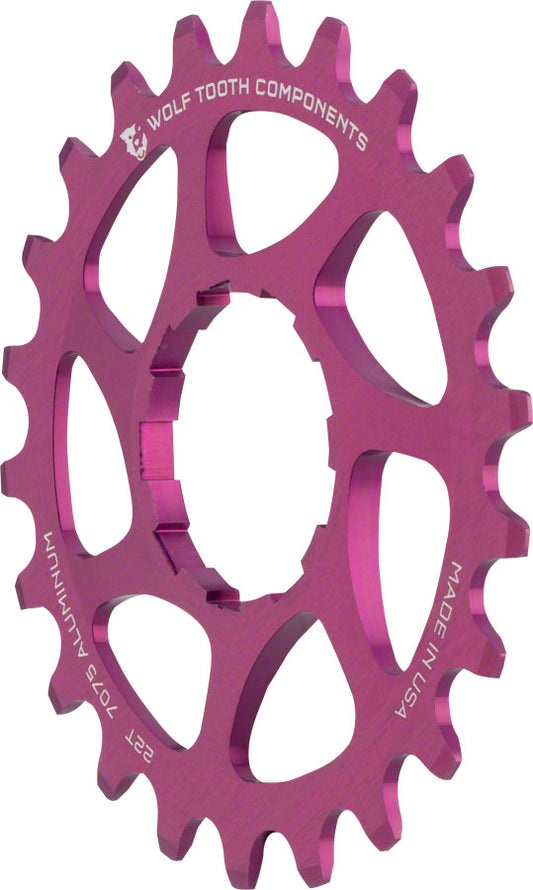 Wolf Tooth Single Speed Aluminum Cog - 22t Compatible 3/32